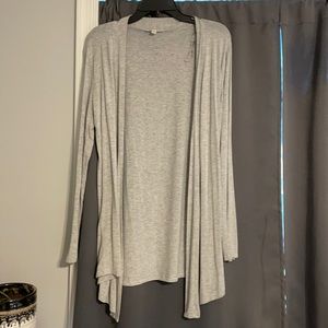 Gray cardigan